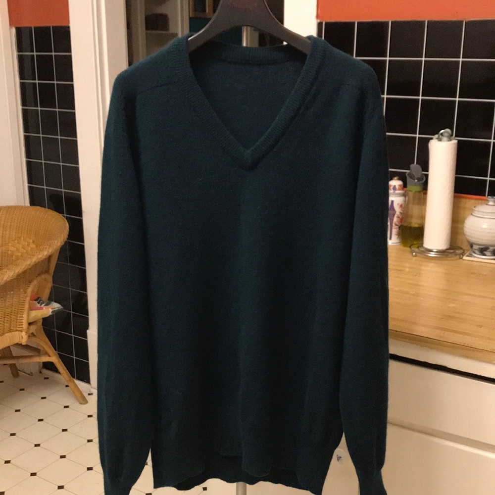 MENS V neck pullover sweater.